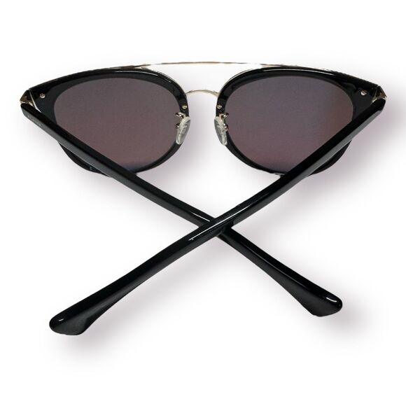 Agatha Paris SAG0801 Aviator Sunglasses Blue Mirror Lenses‎ France 145mm main image 6